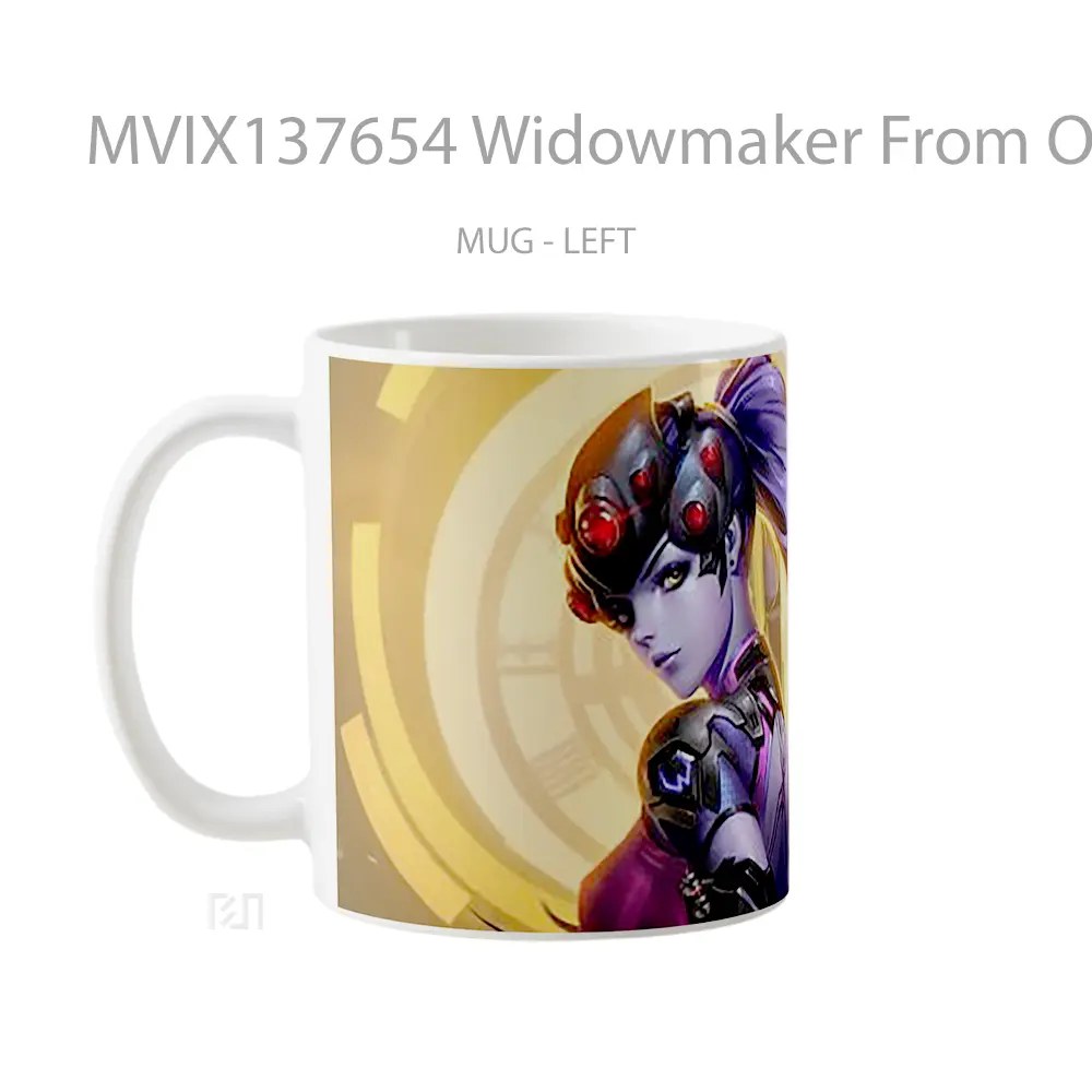 Mug Widowmaker From Overwatch Cangkir Gamer - All-side / Desain