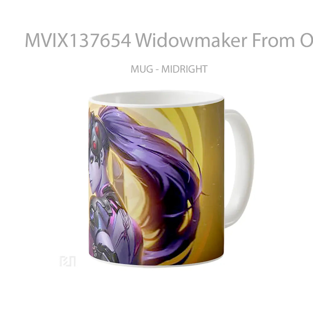 Mug Widowmaker From Overwatch Cangkir Gamer - All-side / Desain