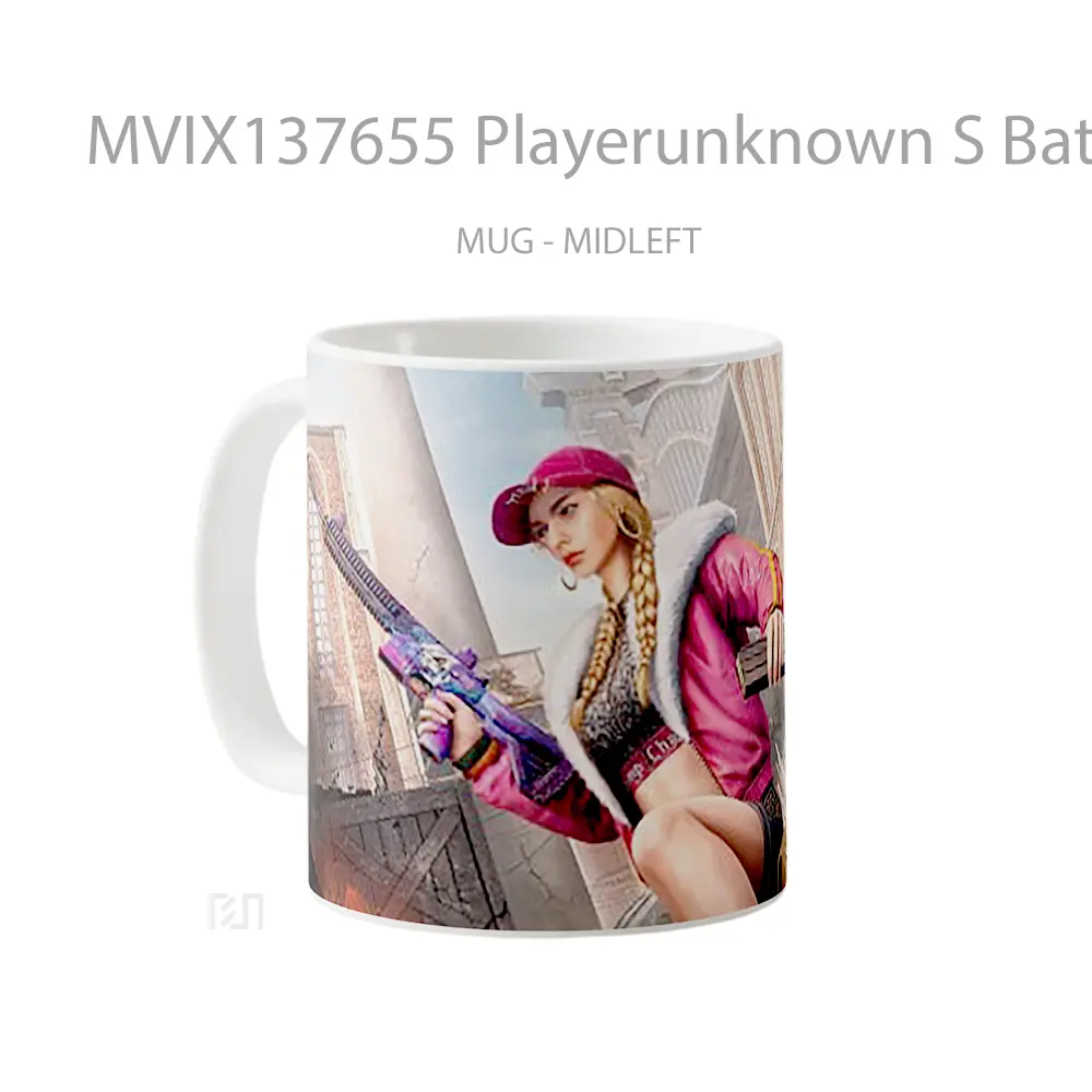 Mug Playerunknown S Battlegrounds V11 Gelas Keramik Unik - All-side / Desain