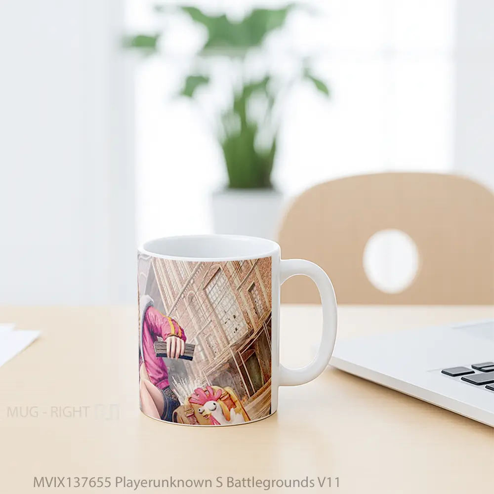 Mug Playerunknown S Battlegrounds V11 Gelas Keramik Unik - All-side / Desain