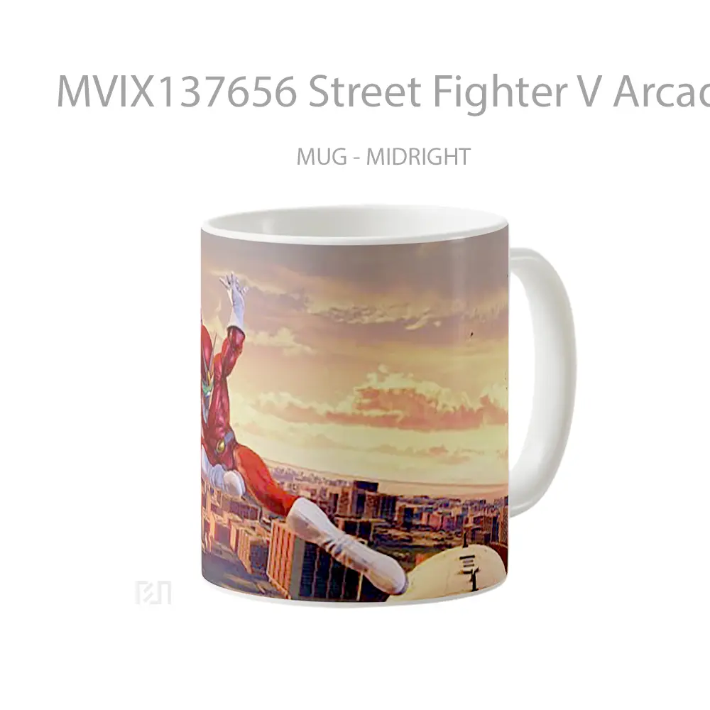 Mug Street Fighter V Arcade Edition Cangkir Gamer - All-side / Desain