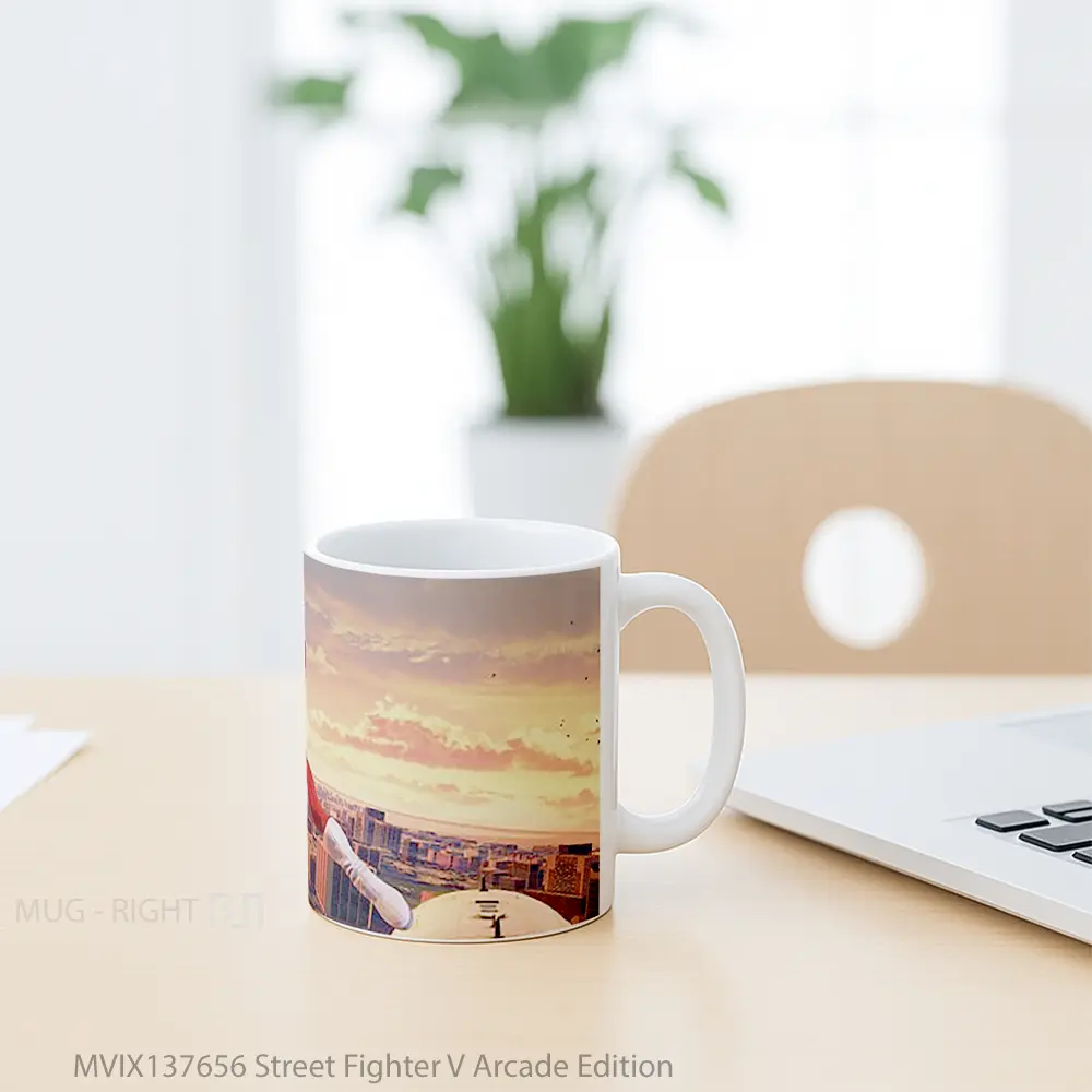 Mug Street Fighter V Arcade Edition Cangkir Gamer - All-side / Desain