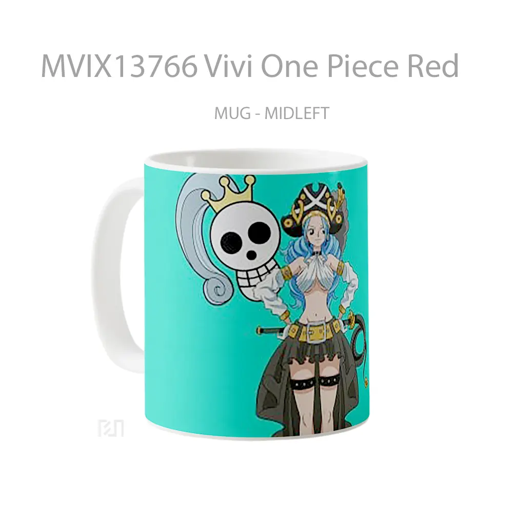 Mug Vivi One Piece Red Cangkir Anime - All-side / Desain