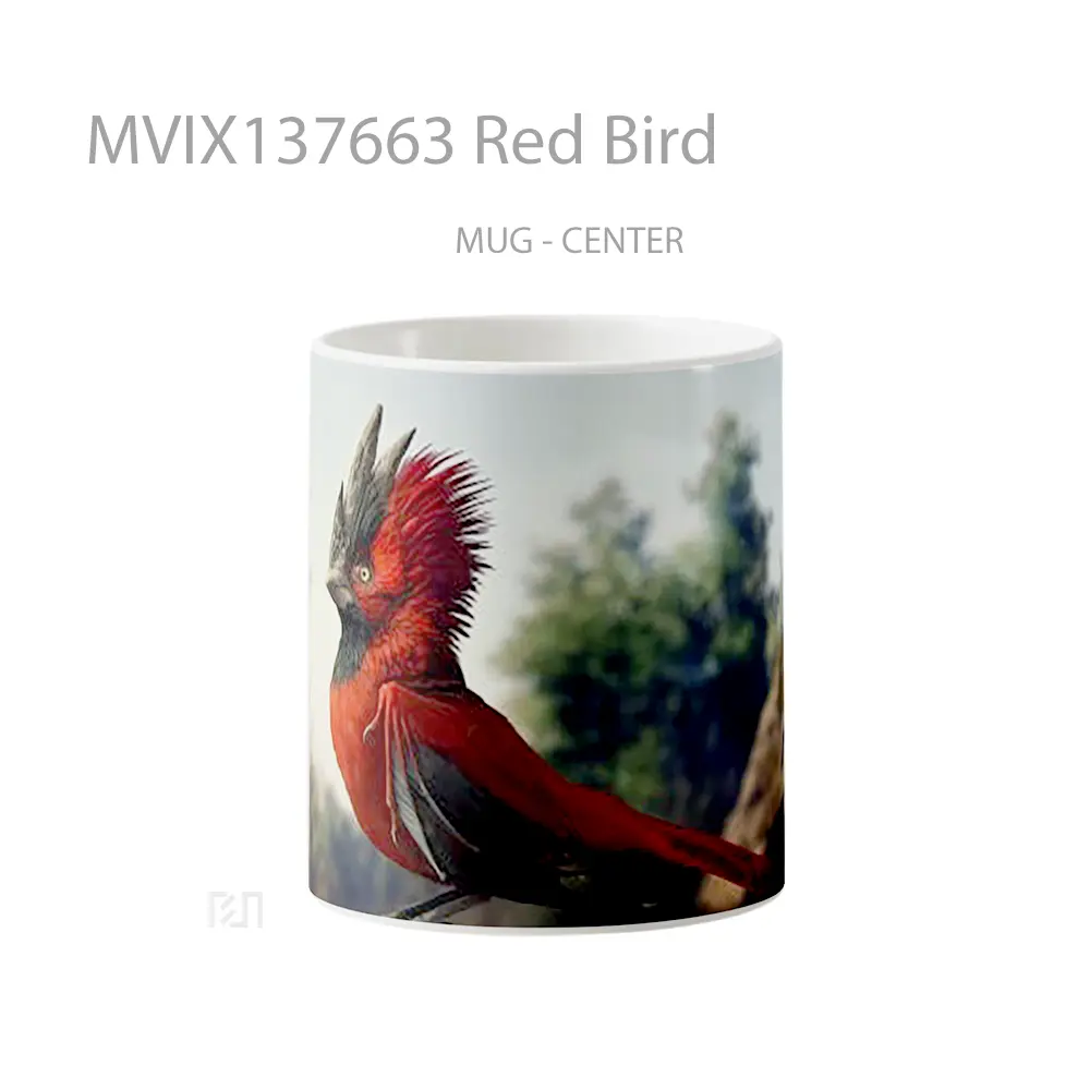 Mug Red Bird Gelas Hewan Lucu