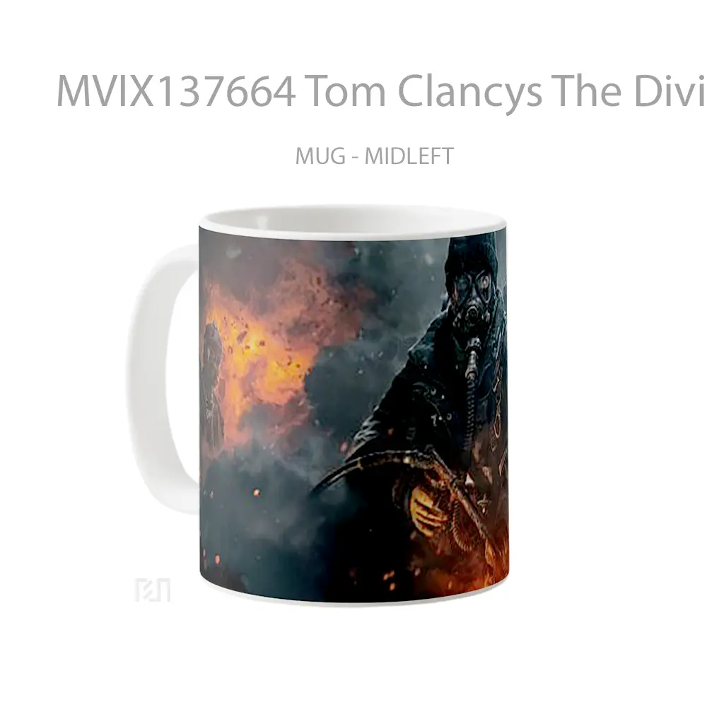 Mug Tom Clancys The Division V1 Gelas Keramik Unik - All-side / Desain