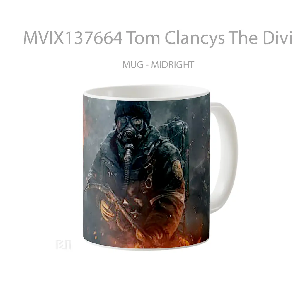 Mug Tom Clancys The Division V1 Gelas Keramik Unik - All-side / Desain