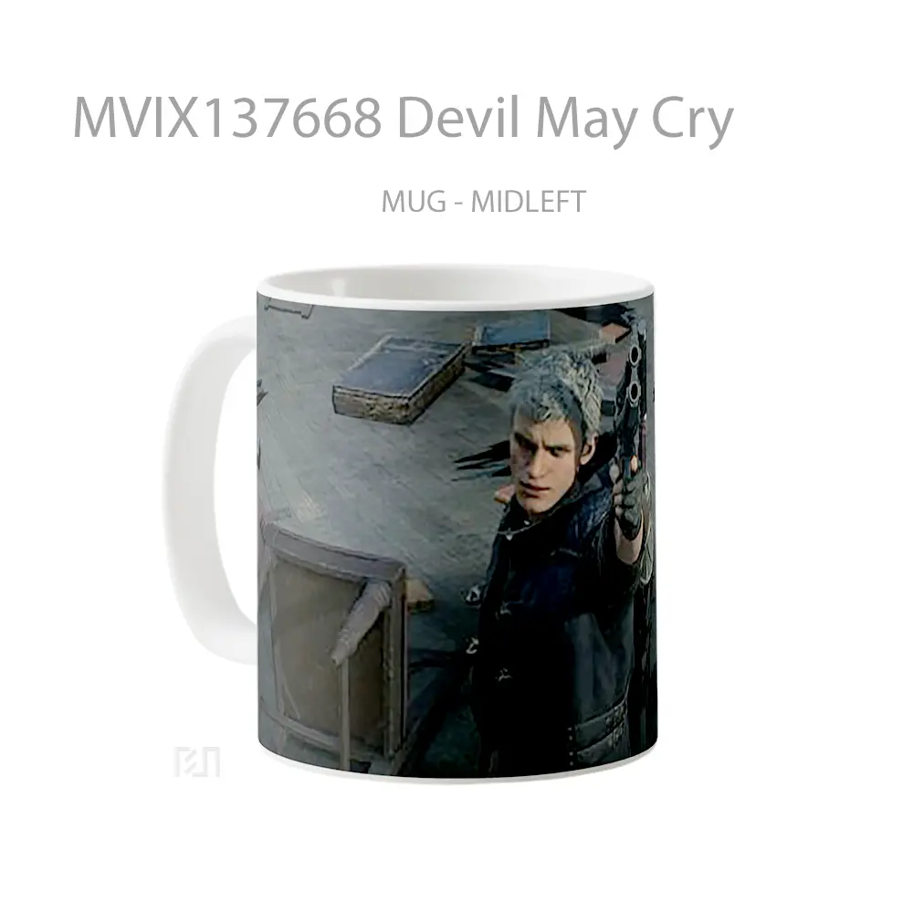 Mug Devil May Cry Gelas Keramik Unik - All-side / Desain