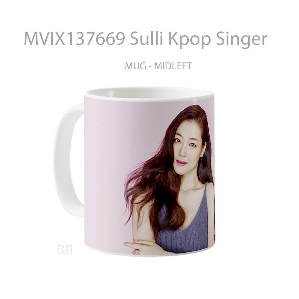 Mug Sulli Kpop Singer Gelas Keramik Unik - All-side / Desain