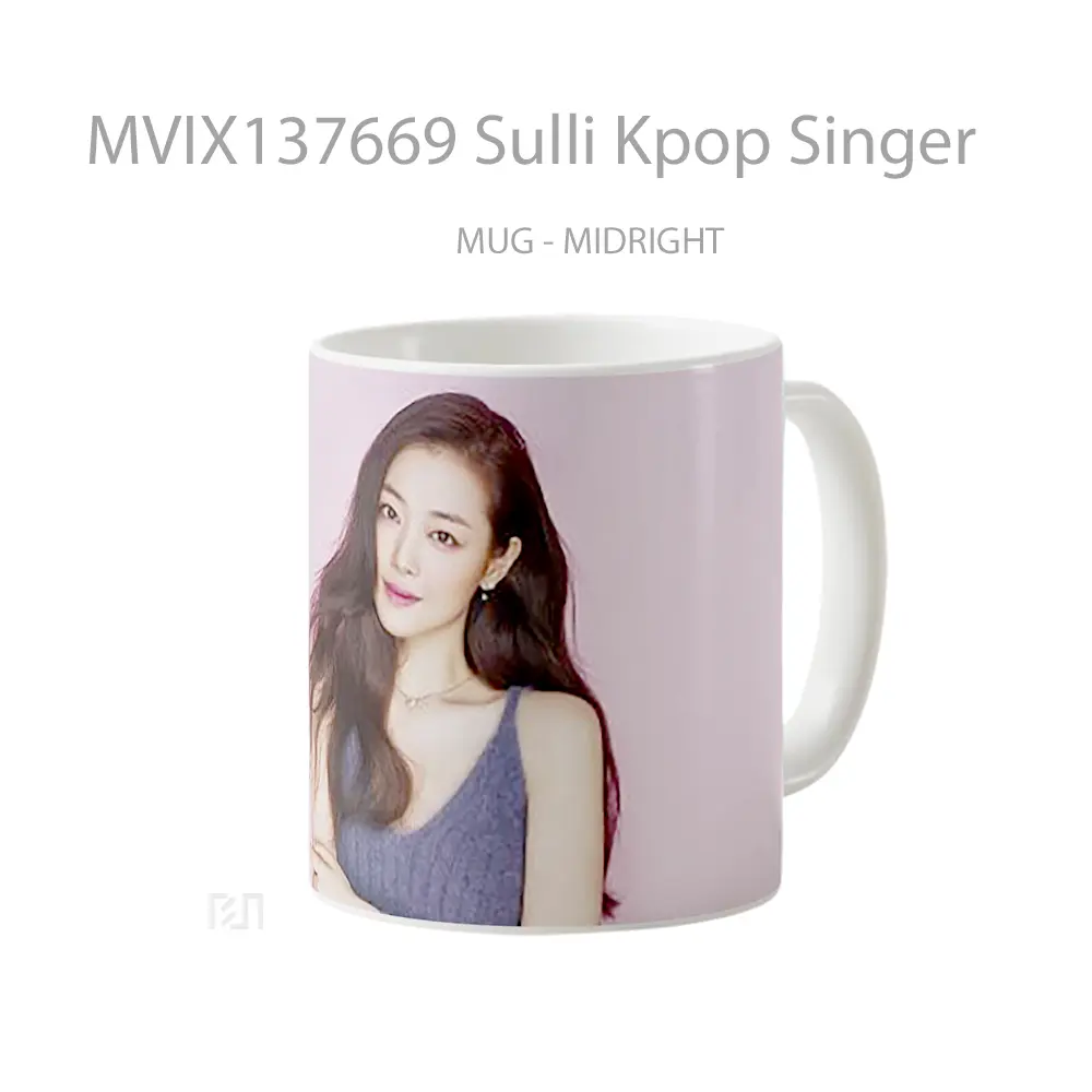 Mug Sulli Kpop Singer Gelas Keramik Unik - All-side / Desain