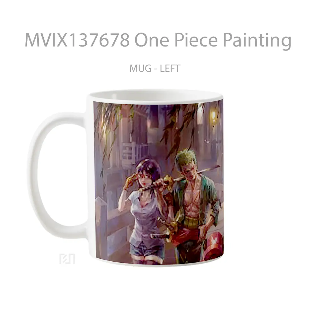 Mug One Piece Painting Cangkir Anime - All-side / Desain