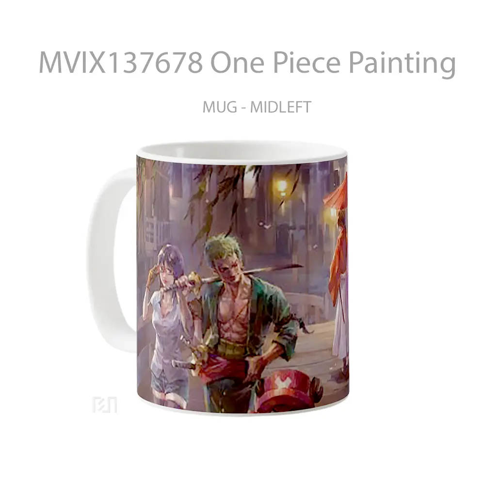 Mug One Piece Painting Cangkir Anime - All-side / Desain