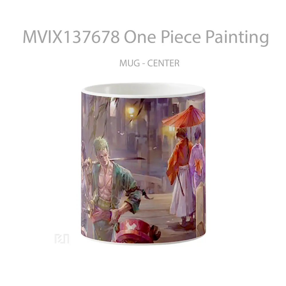 Mug One Piece Painting Cangkir Anime