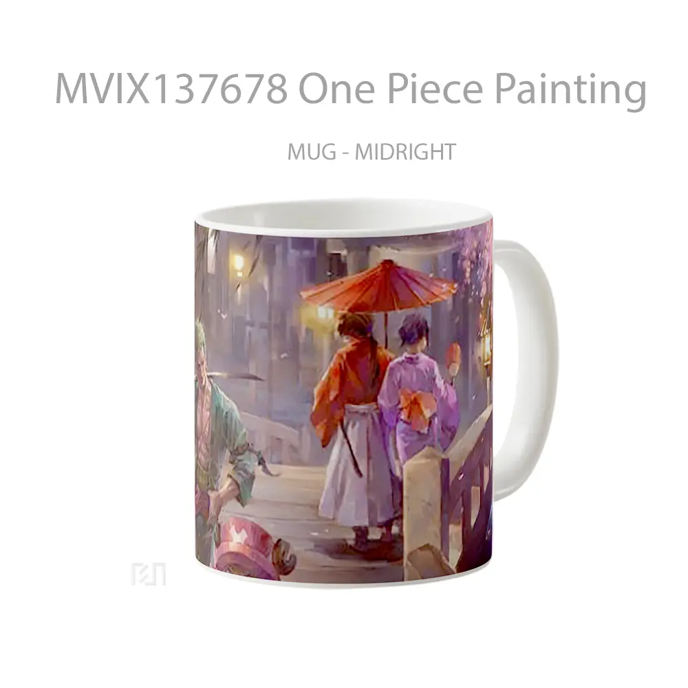Mug One Piece Painting Cangkir Anime - All-side / Desain