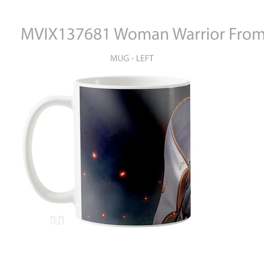 Mug Woman Warrior From Fate Grand Order Gelas Keramik Unik - All-side / Desain