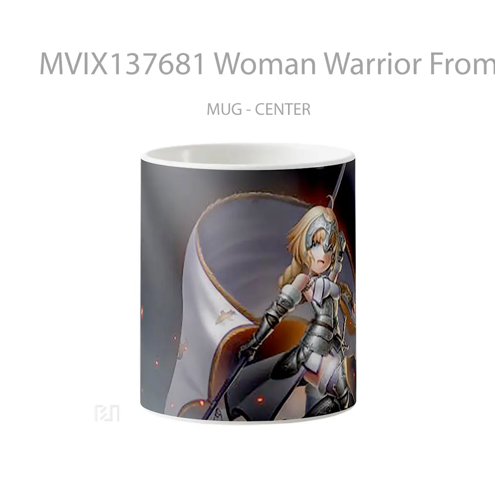 Mug Woman Warrior From Fate Grand Order Gelas Keramik Unik