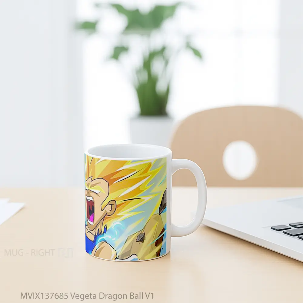 Mug Vegeta Dragon Ball V1 Cangkir Anime - All-side / Desain