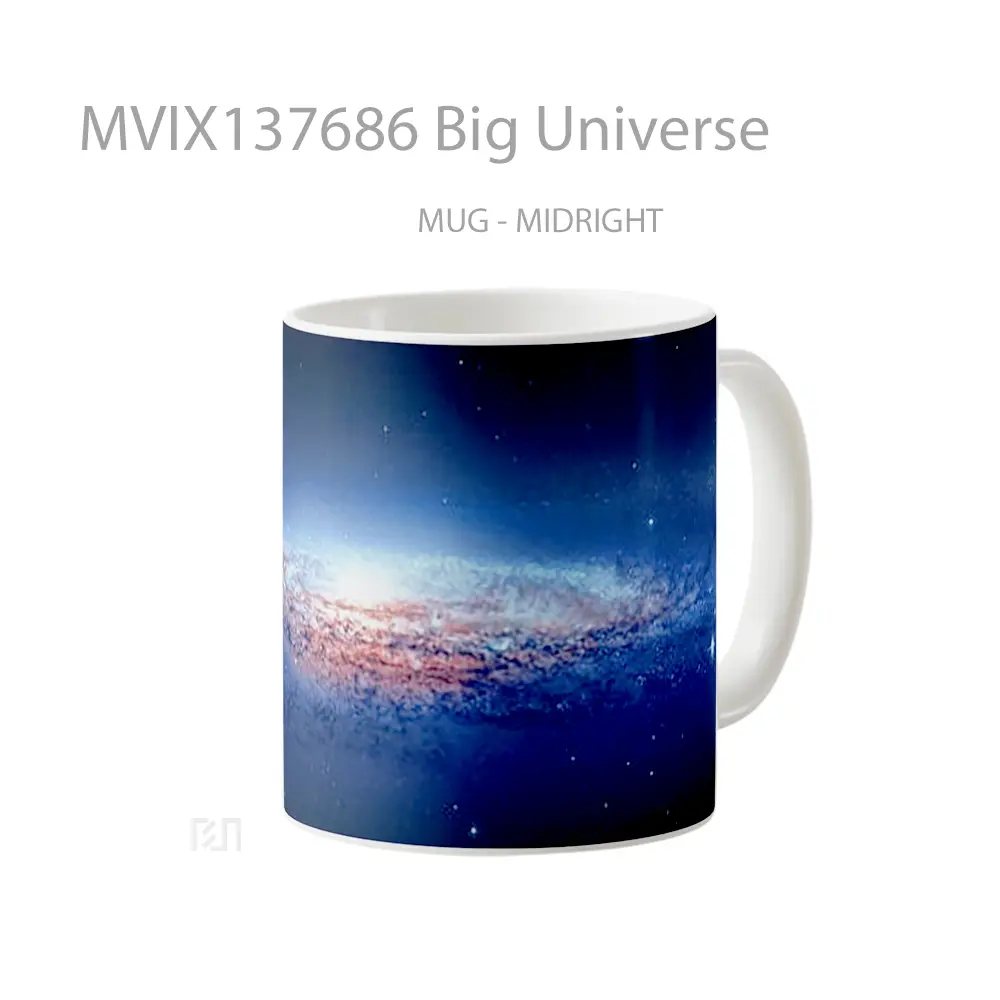 Mug Big Universe Gelas Astronomi - All-side / Desain
