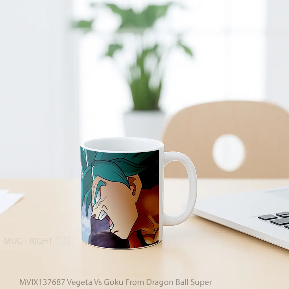 Mug Vegeta Vs Goku From Dragon Ball Super Cangkir Anime - All-side / Desain