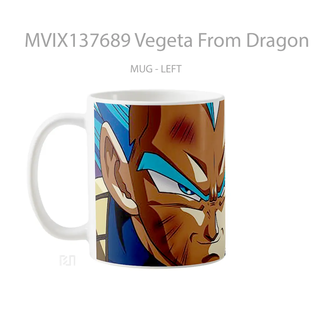 Mug Vegeta From Dragon Ball Super Cangkir Anime - All-side / Desain