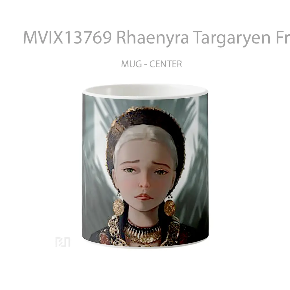 Mug Rhaenyra Targaryen From House Of The Dragon Gelas Fantasi