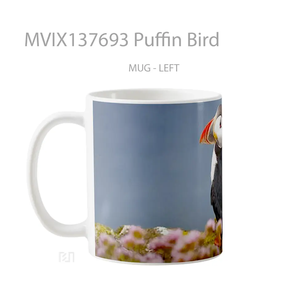 Mug Puffin Bird Gelas Hewan Lucu - All-side / Desain