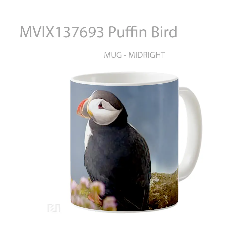 Mug Puffin Bird Gelas Hewan Lucu - All-side / Desain