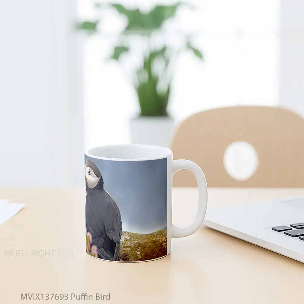 Mug Puffin Bird Gelas Hewan Lucu - All-side / Desain