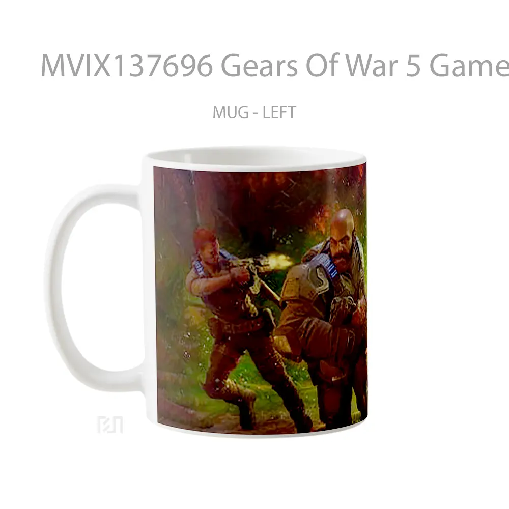 Mug Gears Of War 5 Game Cangkir Gamer - All-side / Desain