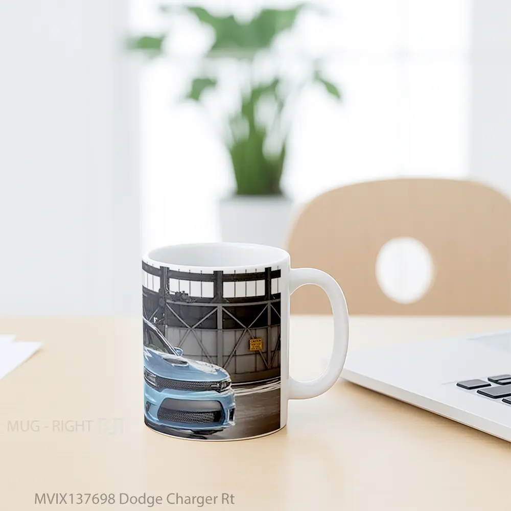 Mug Dodge Charger Rt Gelas Keramik Unik - All-side / Desain