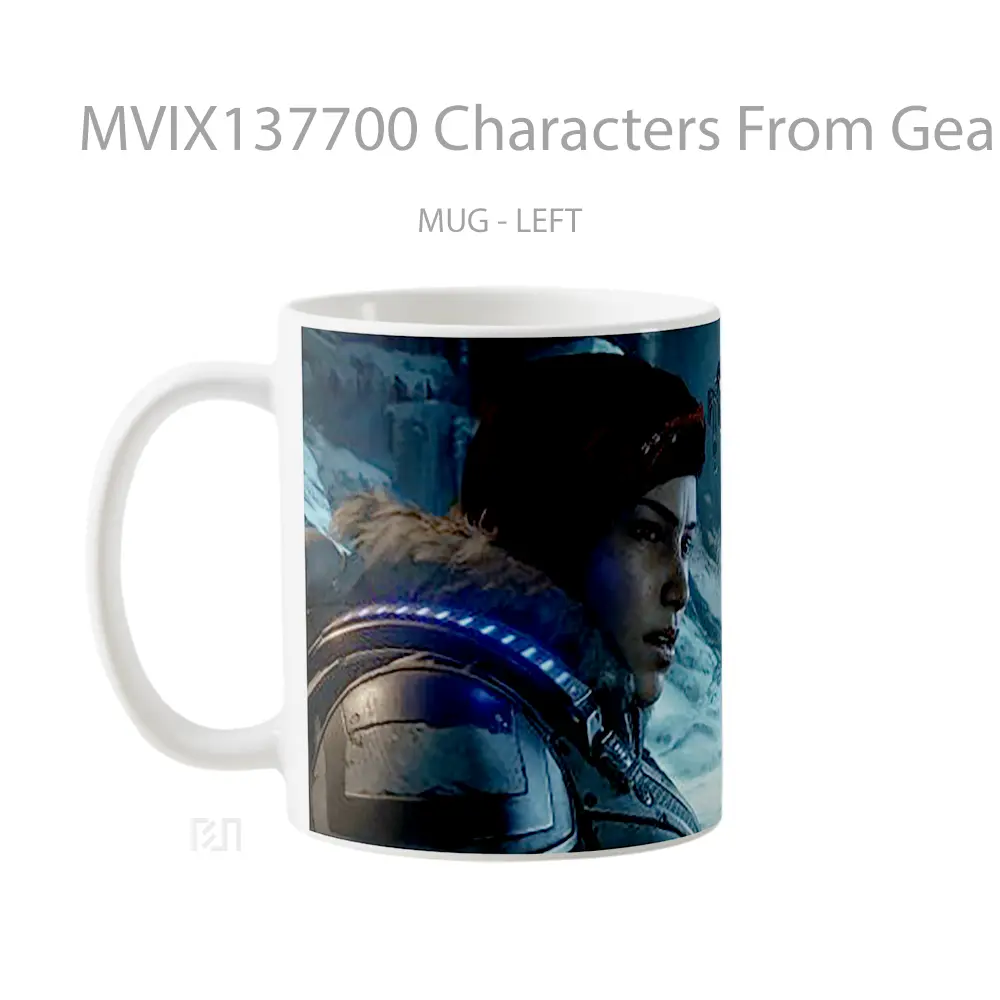 Mug Characters From Gears Of War 5 Gelas Keramik Unik - All-side / Desain