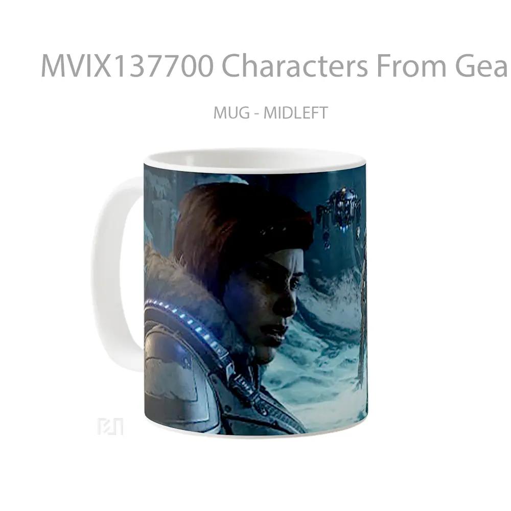 Mug Characters From Gears Of War 5 Gelas Keramik Unik - All-side / Desain