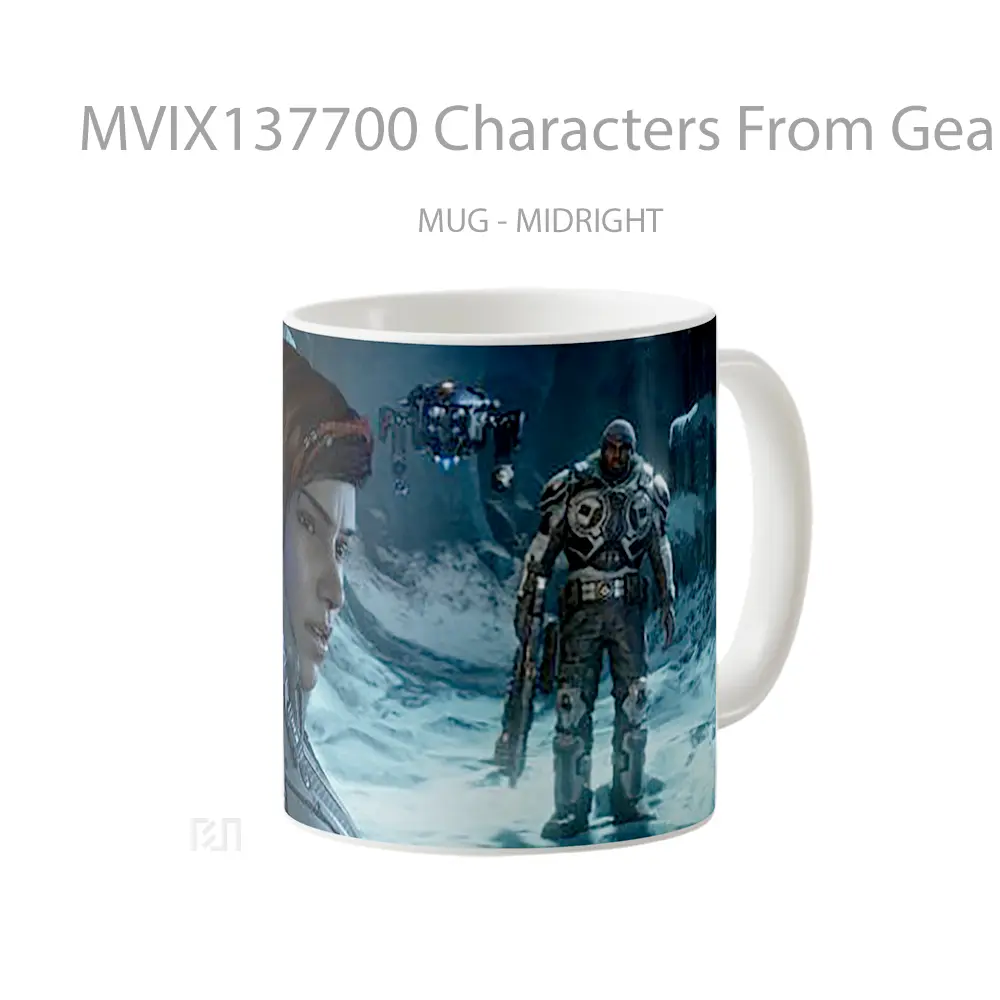 Mug Characters From Gears Of War 5 Gelas Keramik Unik - All-side / Desain