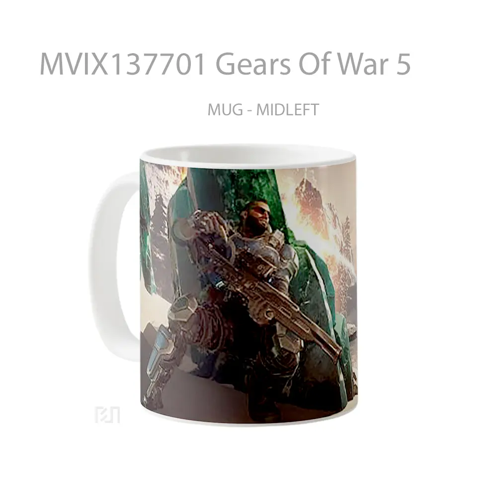 Mug Gears Of War 5 Gelas Keramik Unik - All-side / Desain