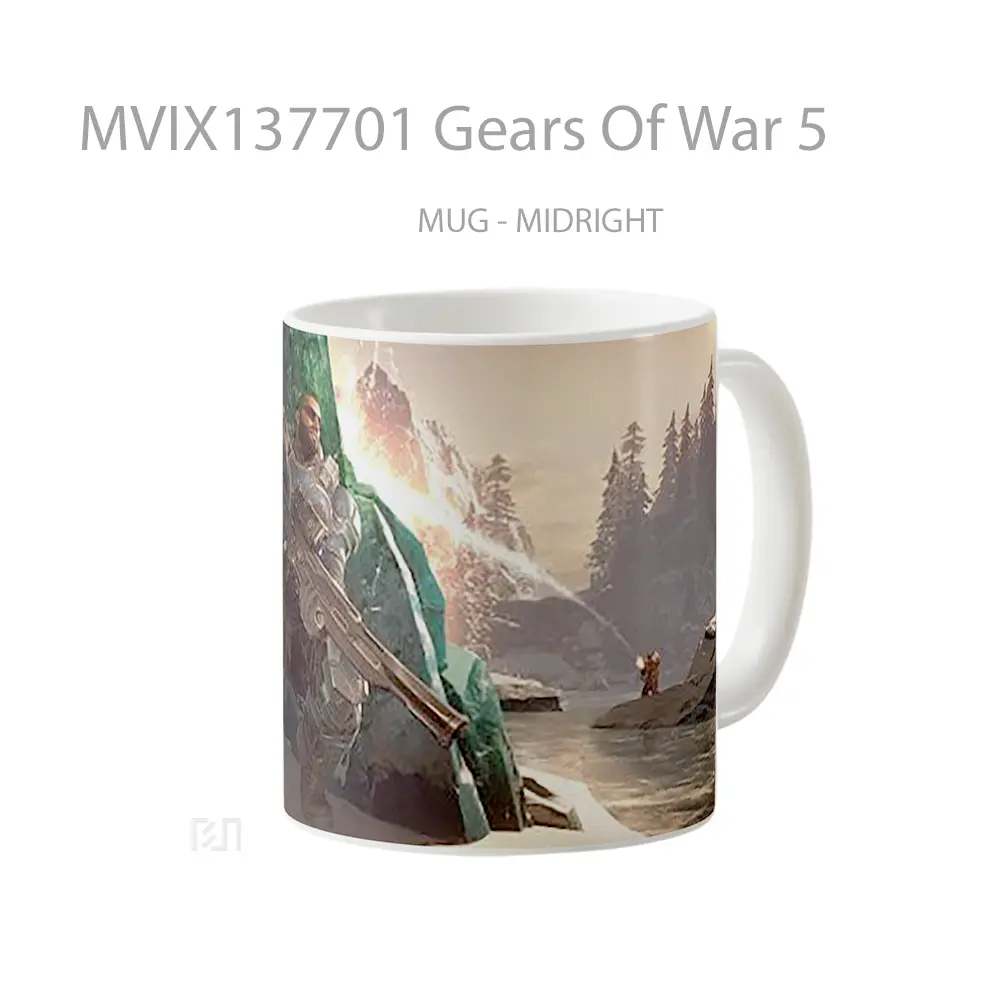Mug Gears Of War 5 Gelas Keramik Unik - All-side / Desain