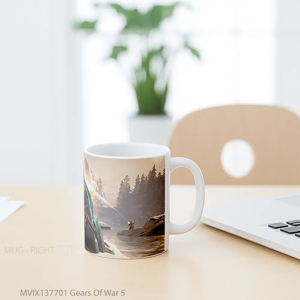 Mug Gears Of War 5 Gelas Keramik Unik - All-side / Desain