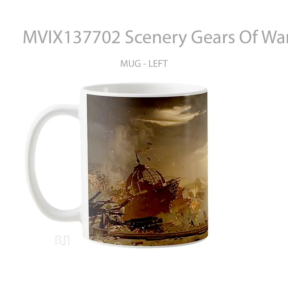 Mug Scenery Gears Of War 5 Gelas Keramik Unik - All-side / Desain