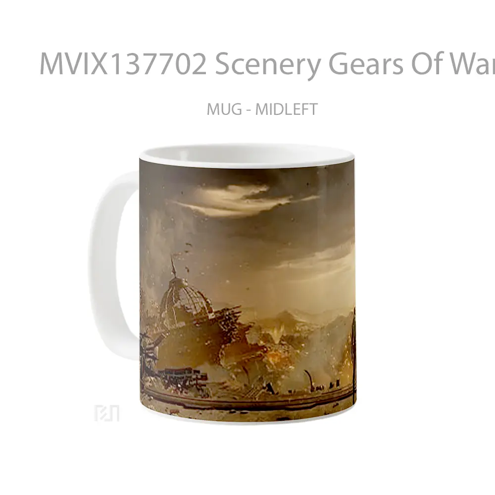 Mug Scenery Gears Of War 5 Gelas Keramik Unik - All-side / Desain