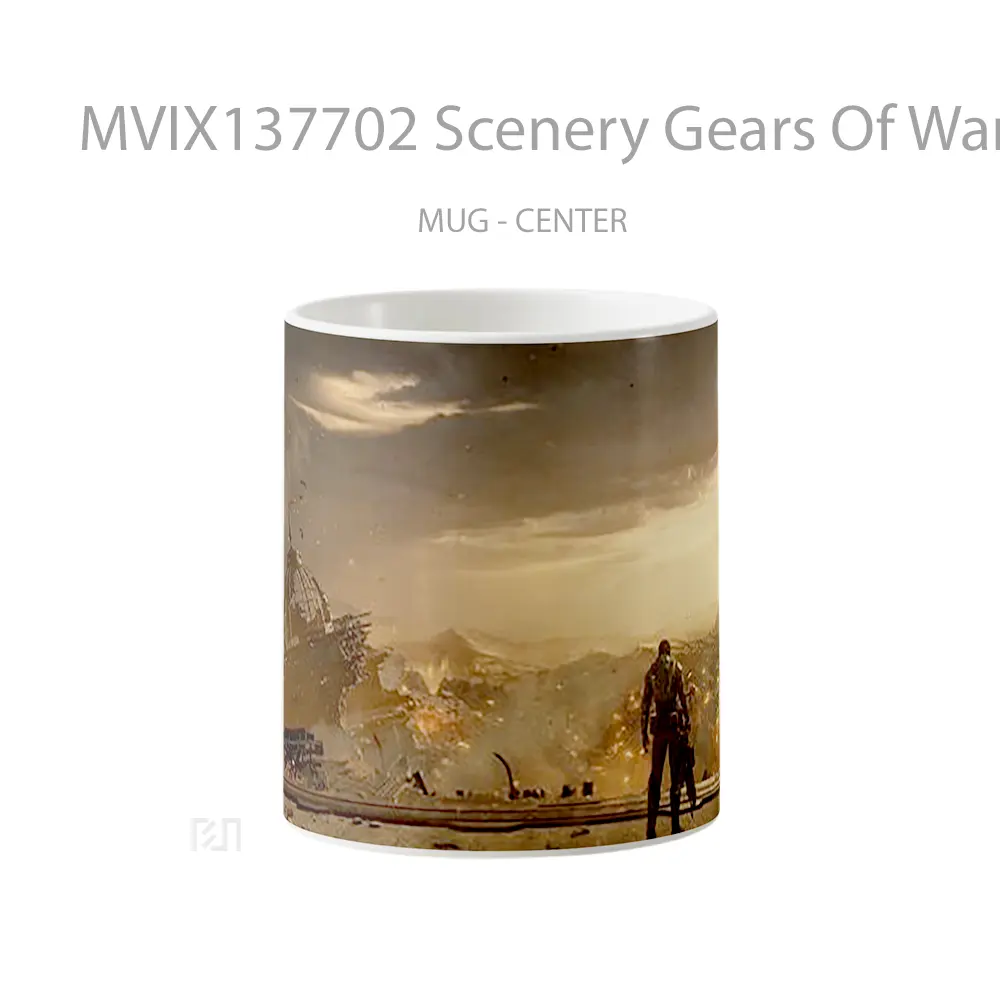 Mug Scenery Gears Of War 5 Gelas Keramik Unik
