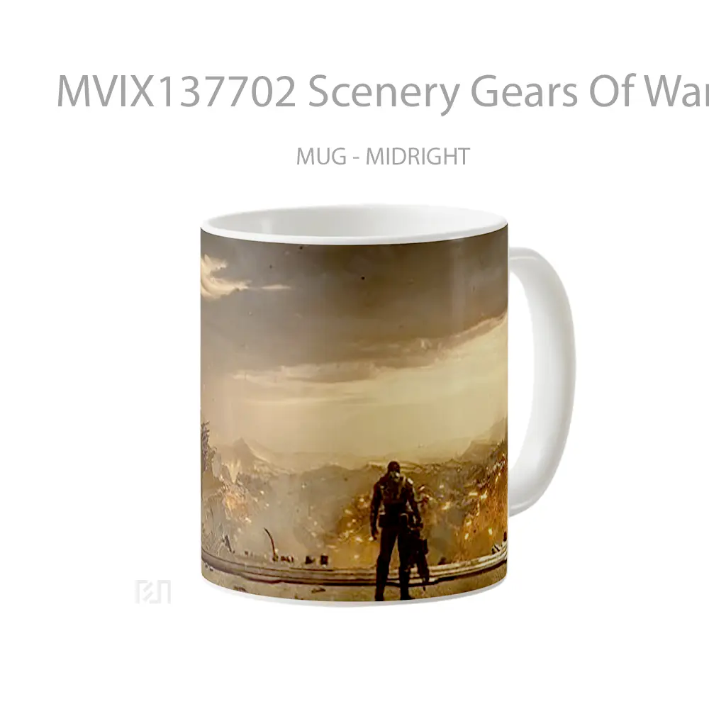 Mug Scenery Gears Of War 5 Gelas Keramik Unik - All-side / Desain