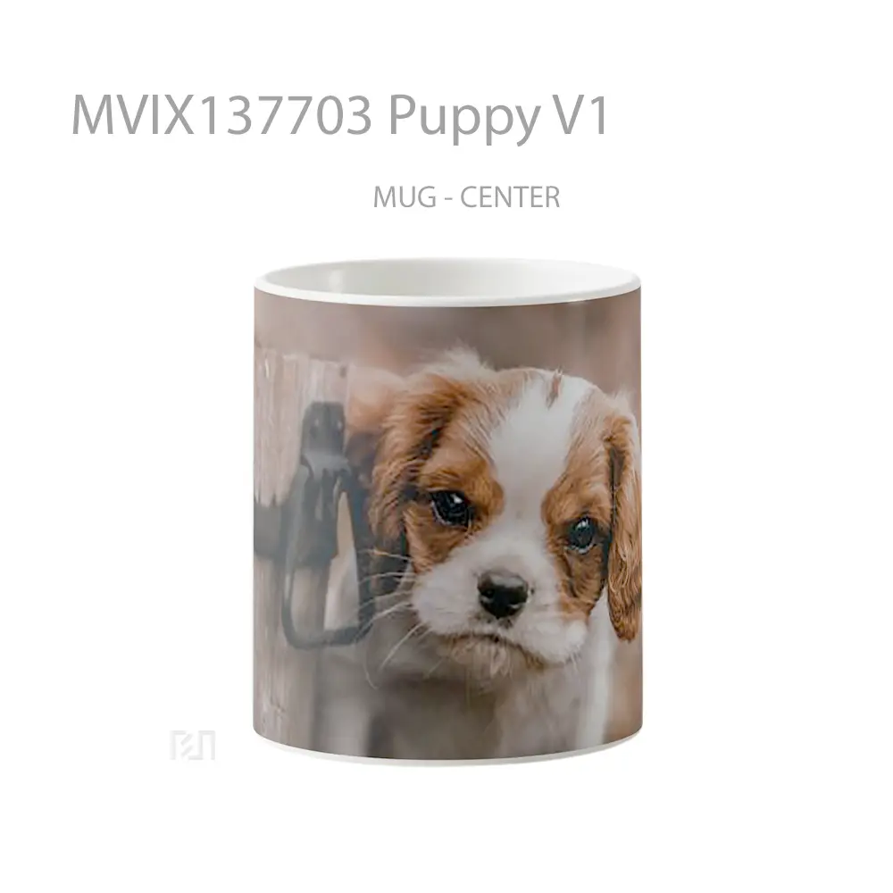 Mug Puppy V1 Gelas Hewan Lucu