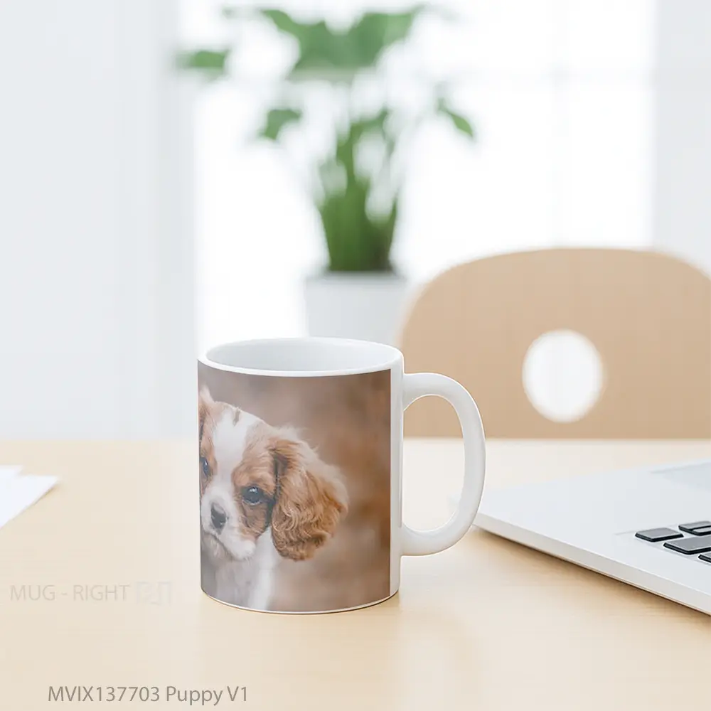 Mug Puppy V1 Gelas Hewan Lucu - All-side / Desain