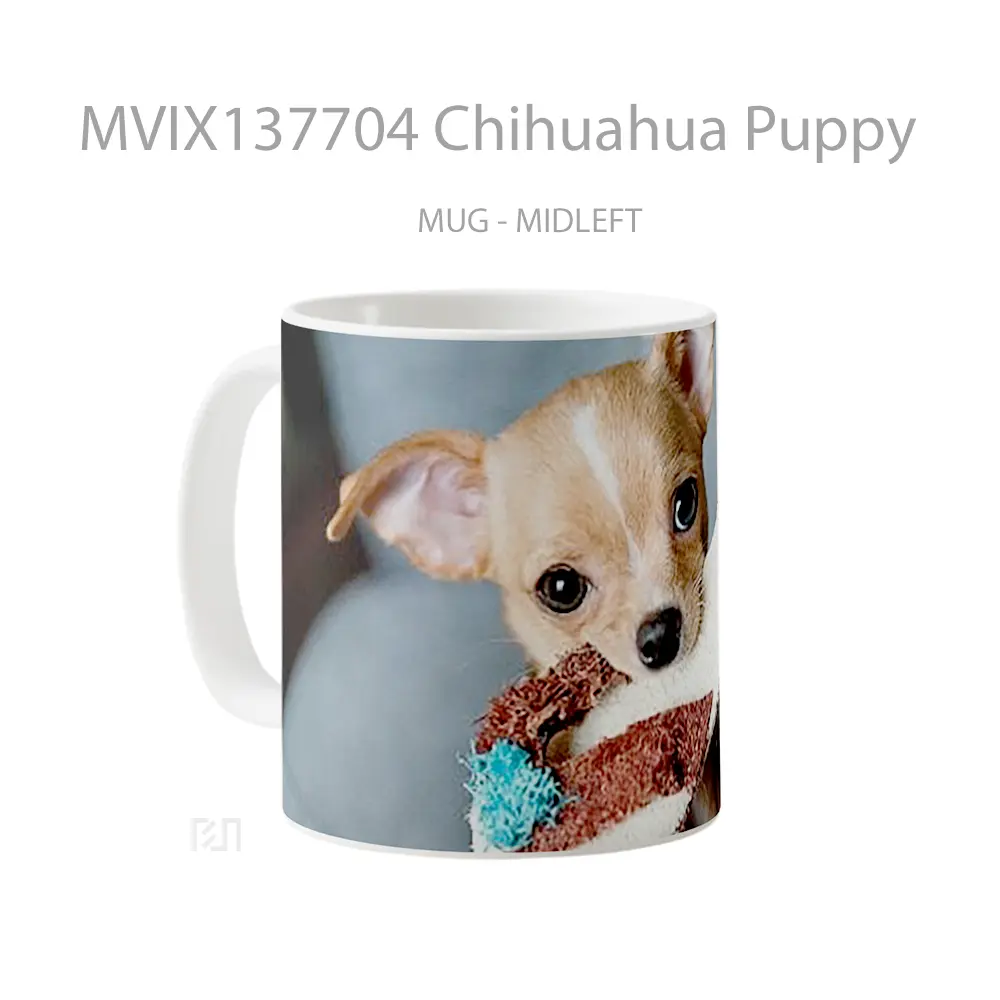 Mug Chihuahua Puppy Gelas Hewan Lucu - All-side / Desain