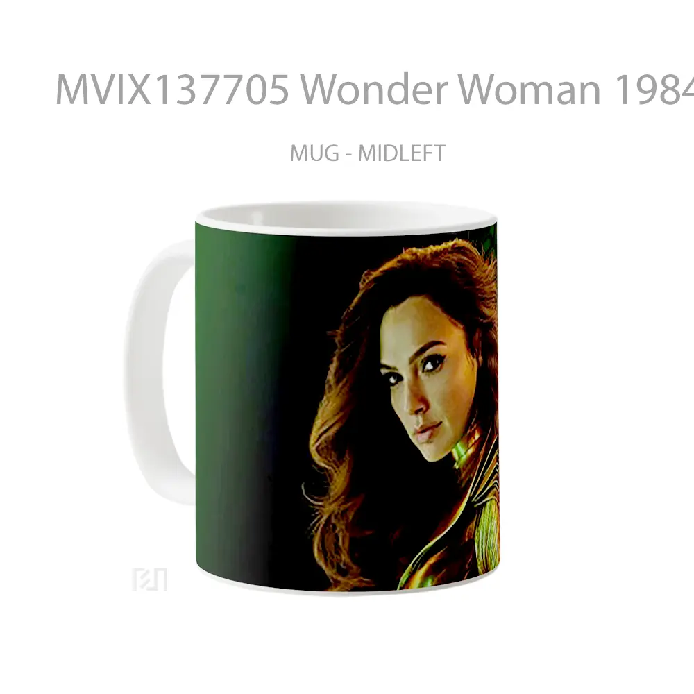 Mug Wonder Woman 1984 Movie Gelas Superhero - All-side / Desain