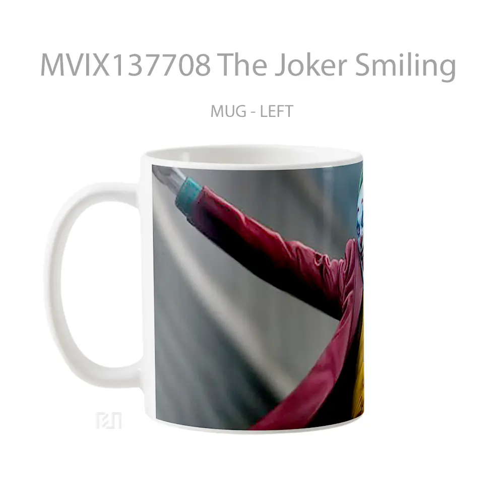 Mug The Joker Smiling Gelas Superhero - All-side / Desain