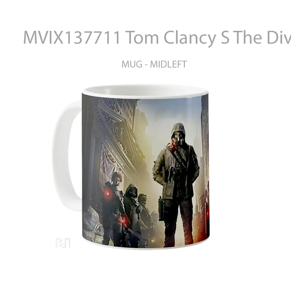 Mug Tom Clancy S The Division 2 V2 Gelas Keramik Unik - All-side / Desain