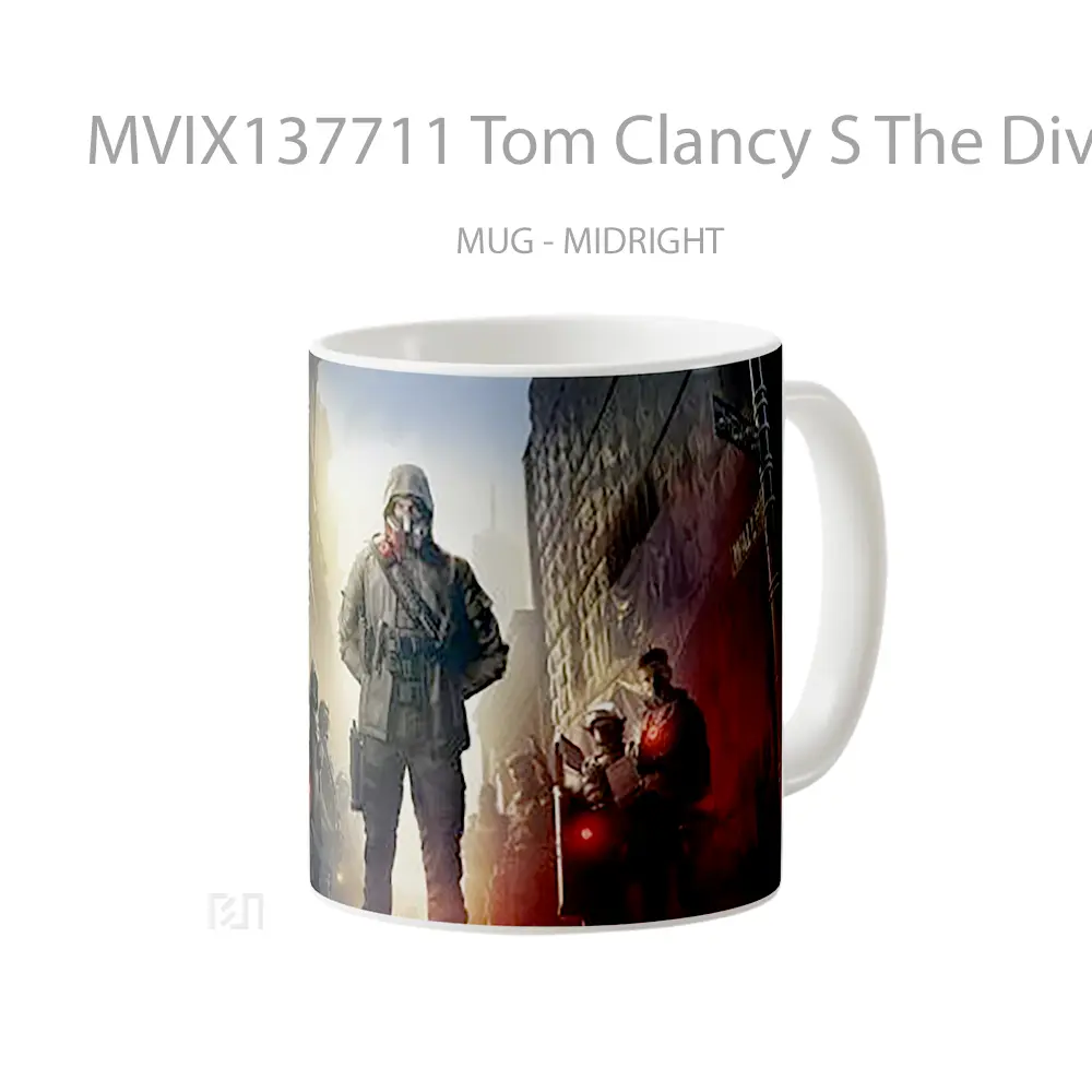 Mug Tom Clancy S The Division 2 V2 Gelas Keramik Unik - All-side / Desain