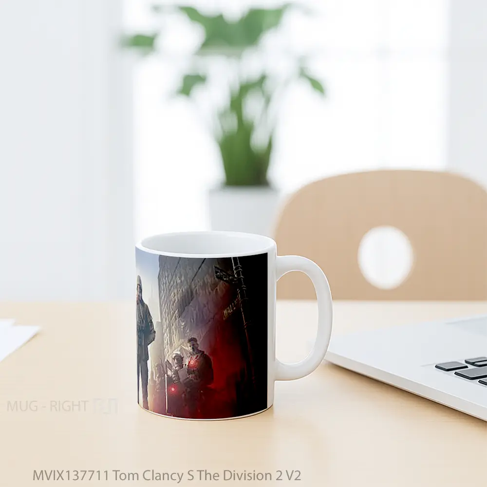 Mug Tom Clancy S The Division 2 V2 Gelas Keramik Unik - All-side / Desain