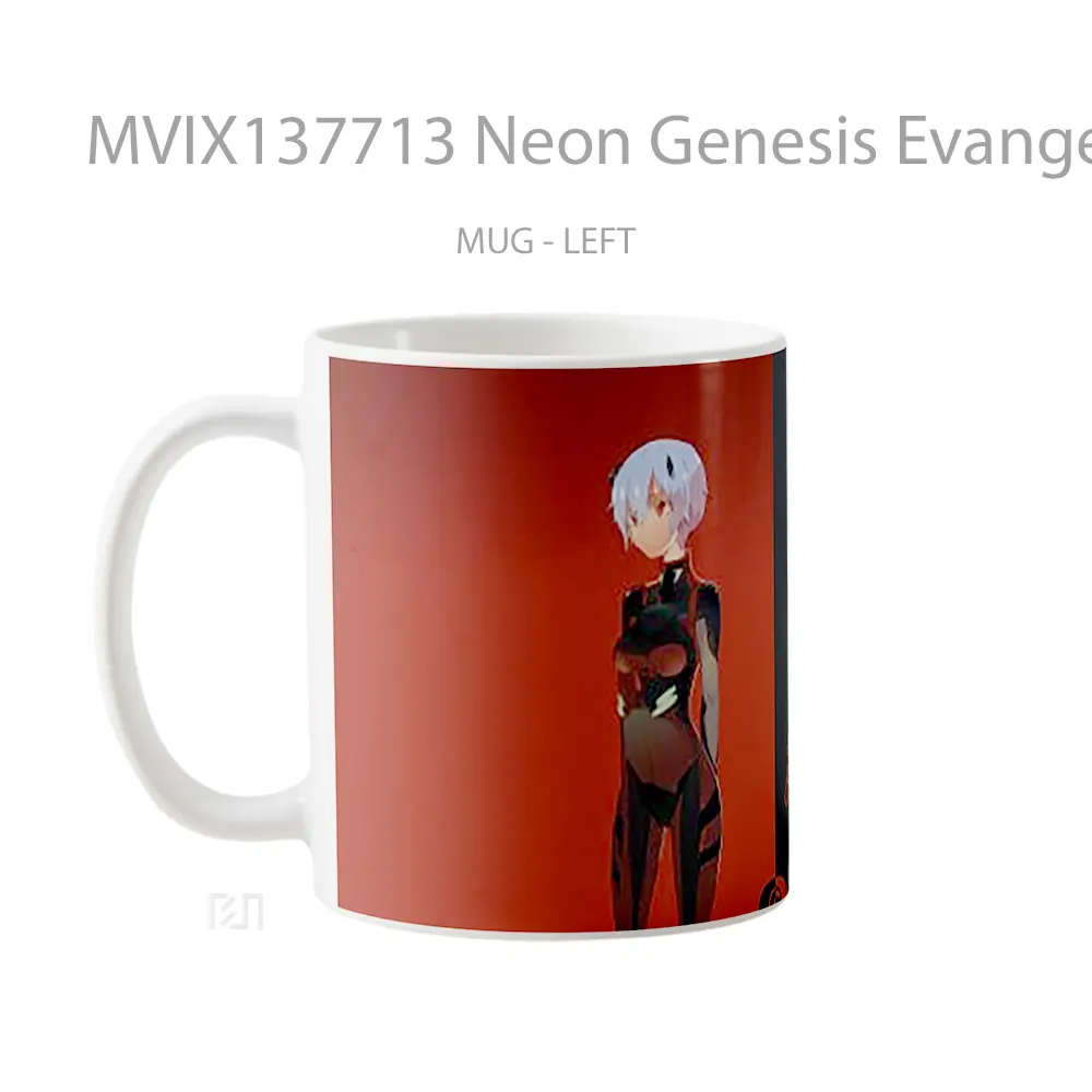 Mug Neon Genesis Evangelion V1 Cangkir Anime - All-side / Desain