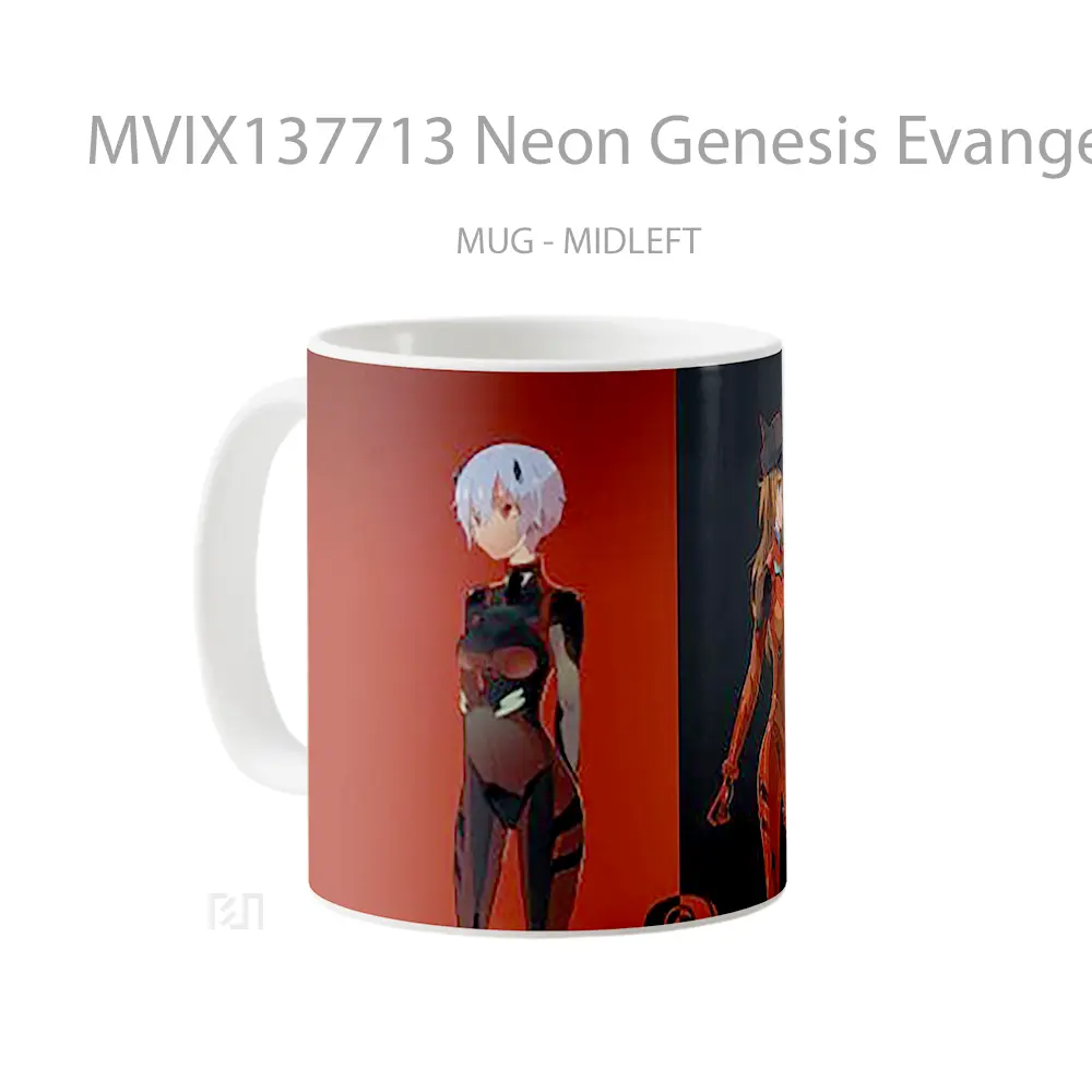Mug Neon Genesis Evangelion V1 Cangkir Anime - All-side / Desain