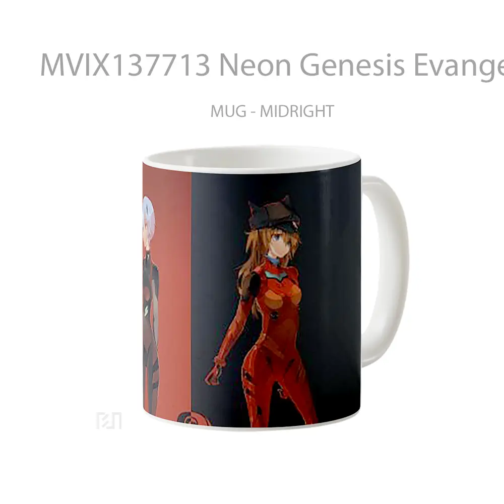 Mug Neon Genesis Evangelion V1 Cangkir Anime - All-side / Desain